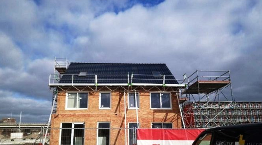 Residential PV project at the University of Groningen in the Netherlands