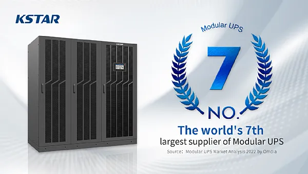 Kstar becomes the world's 7th largest supplier of modular UPS