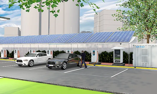 KSTAR provides PV and Energy Storage System in EV Charging Station